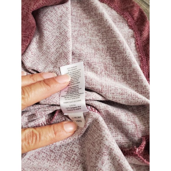 Lularoe Casual Signaturesoft Midi Criss-cross Dress With Pockets In Plum Size S - Picture 6 of 9